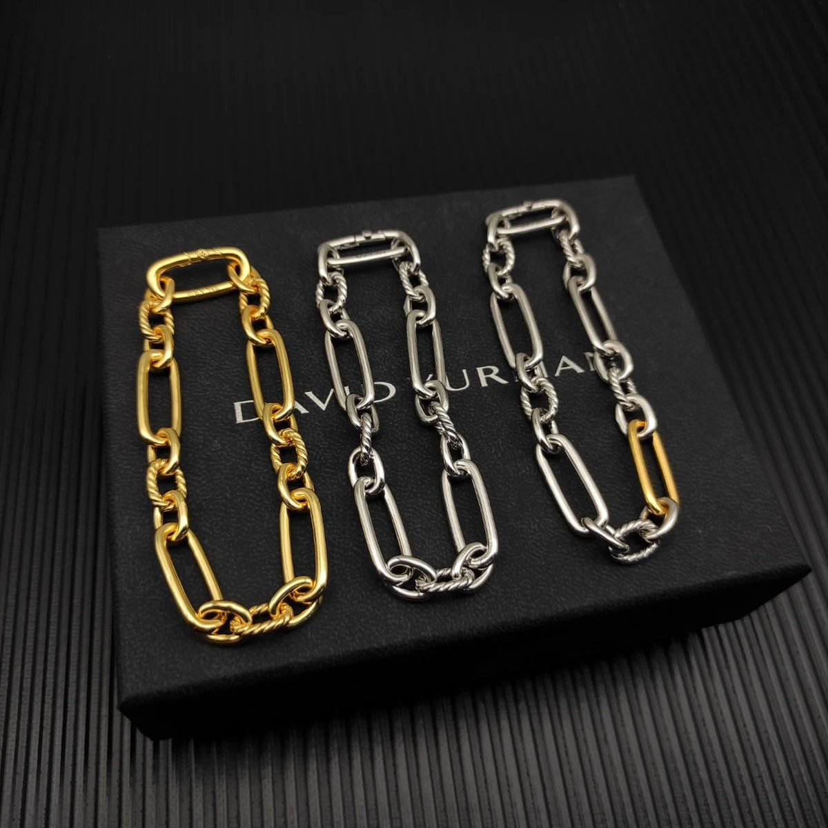 FASHIONISTA DY High-Quality Silver-Plated 9.8mm Fashion Bracelet, Gold-Plated 9.8mm Bracelet, Jewelry