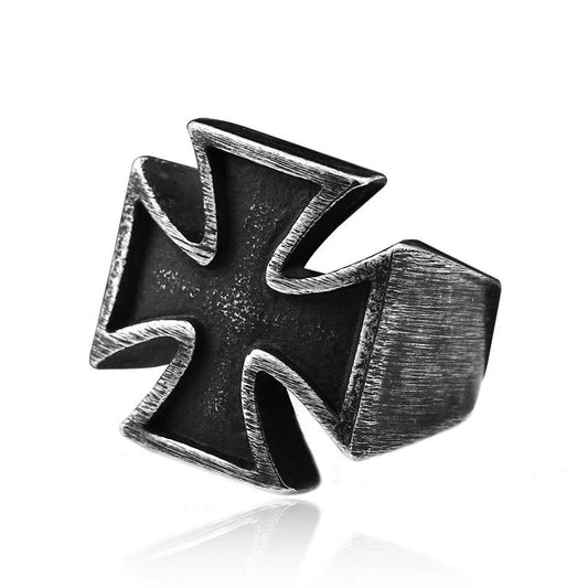 NEWLiFE VIKING Frontier Peak Stainless Steel Ring