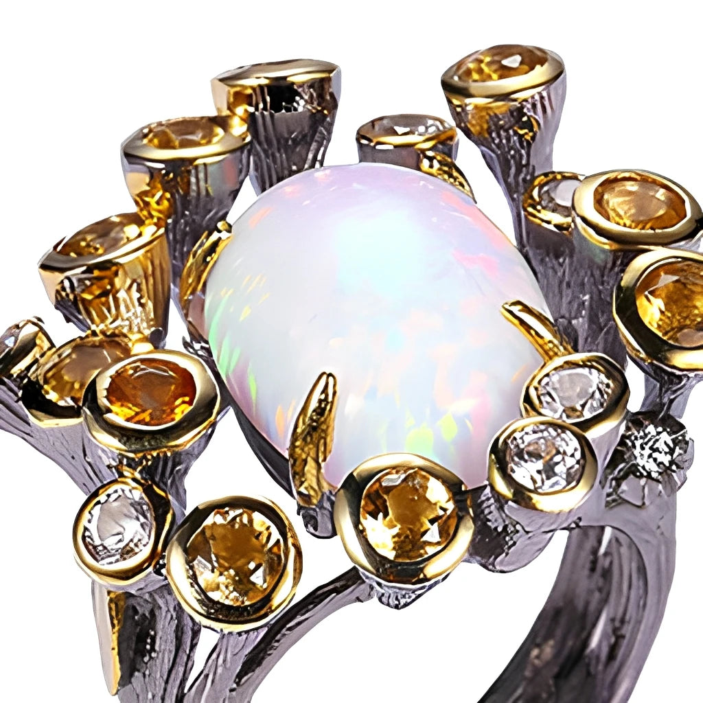 Wholesale Handmade Flower 925 Sterling Silver Ring Design for Women