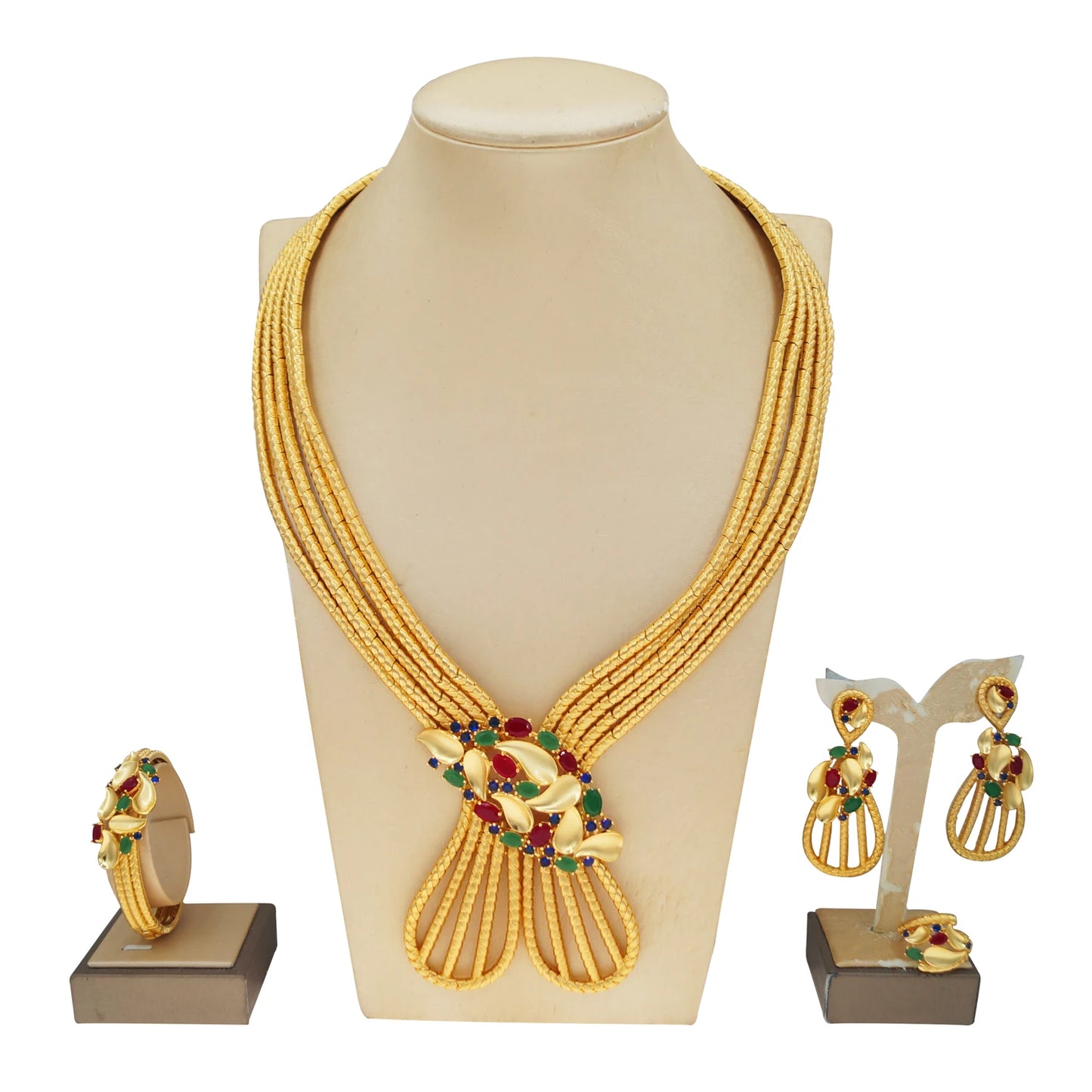 Zhuerrui New Design Sense Jewelry Set American High-end Diamond Series Ladies Classic Inheritance Wedding Four SetsHZ24748