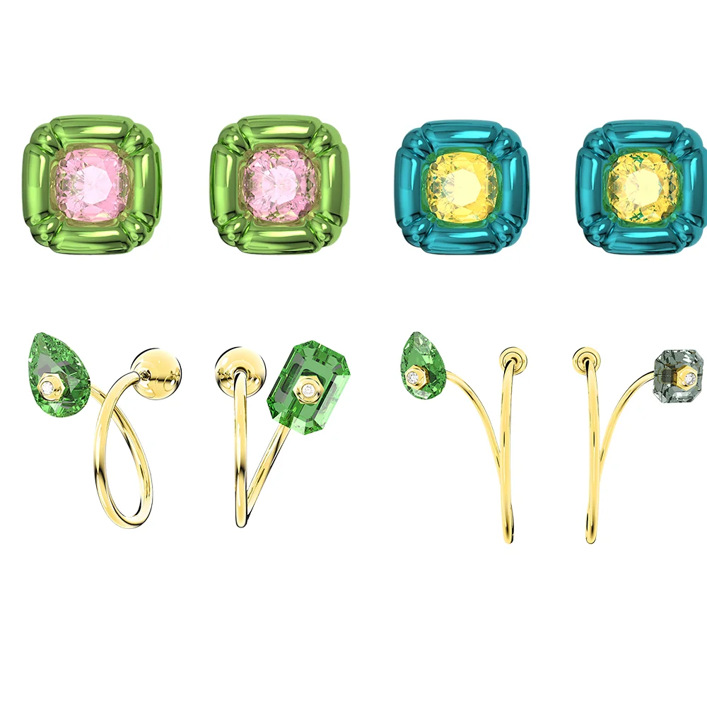 S&S Opulent Shiny Earrings, Premium Luxury Jewelry, Unique Design for Special Gifting Ideas