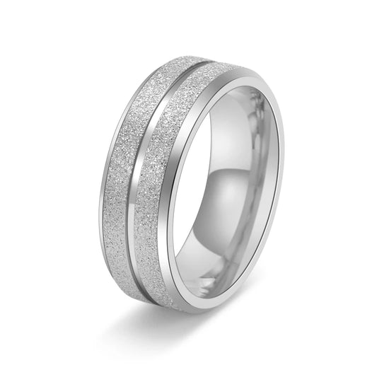 NEWLiFE REBEL Westward Edge Ring in Stainless Steel