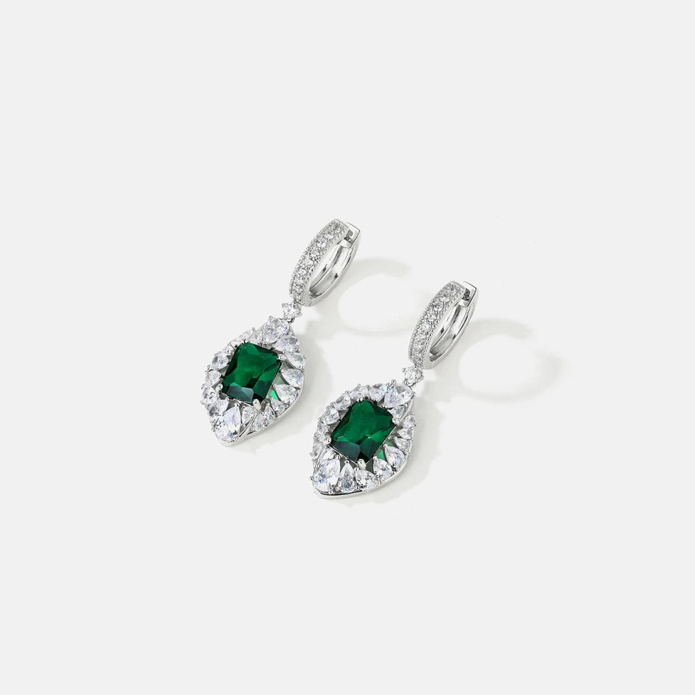 MUSHAN Jewelry Factory Pure Silver Stud Earrings With High End Feel Electroplated Gold High Carbon Diamond Jewelry