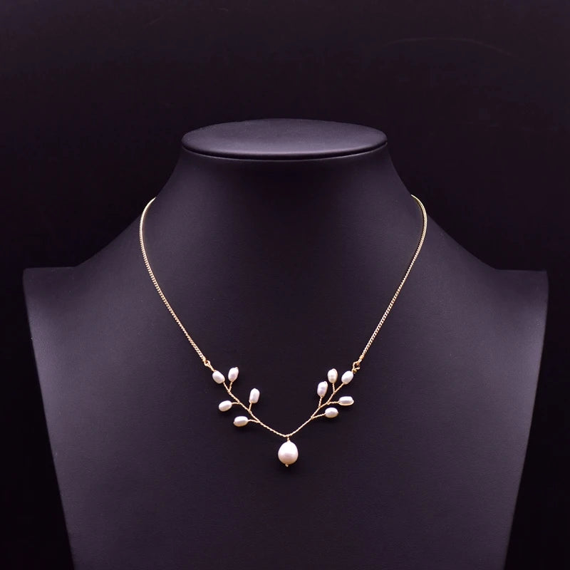 100% Natural Baroque Pearls Long Chain Pendant Necklace Trend Elegance Charm High Quality Jewelry Wholesale Customization