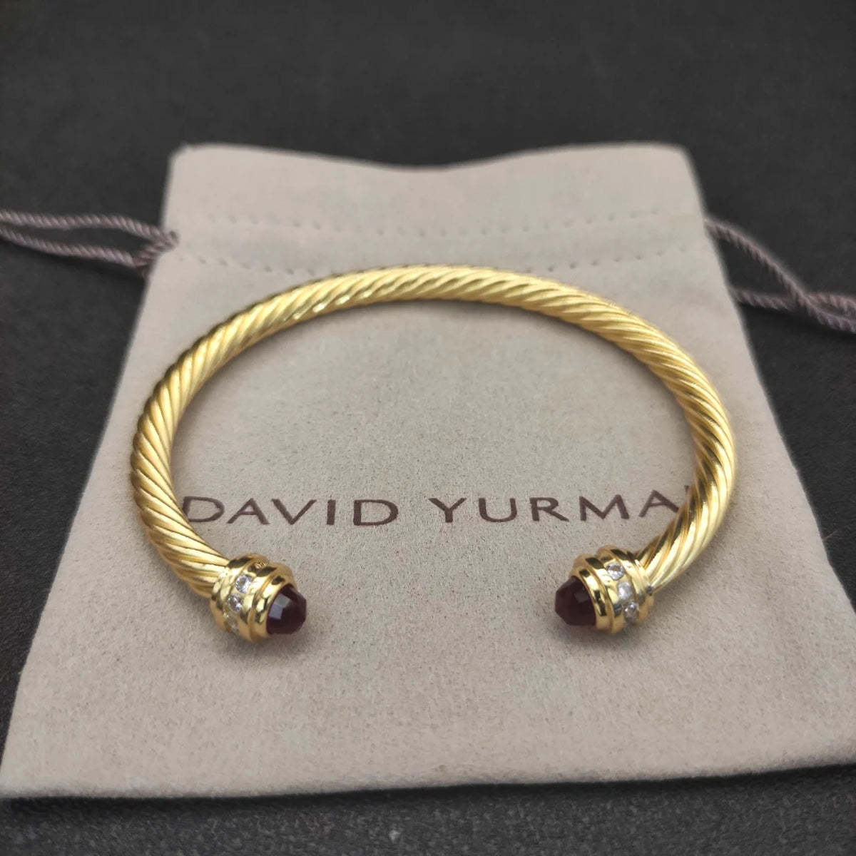 FASHIONISTA DY High-Quality 5mm Gold-Plated Diamond-Set Fashion Bracelet, Unisex Silver-Plated Diamond-Set Bracelet, Jewelry