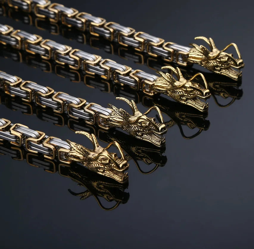 NEWLiFE REBEL Bold Wave Stainless Steel Necklace