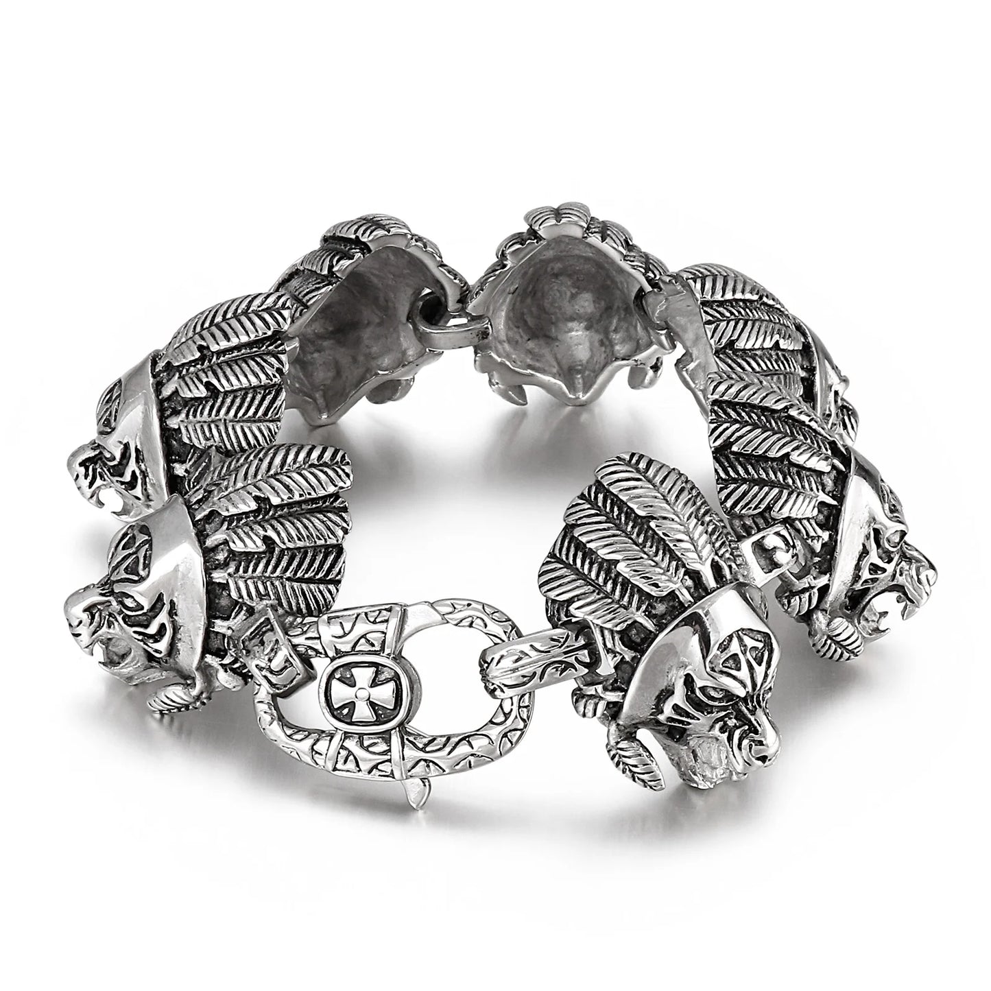 KALEN Superman Punk Link Bracelet Personal Man Charm Bracelet Friendship Jewelry