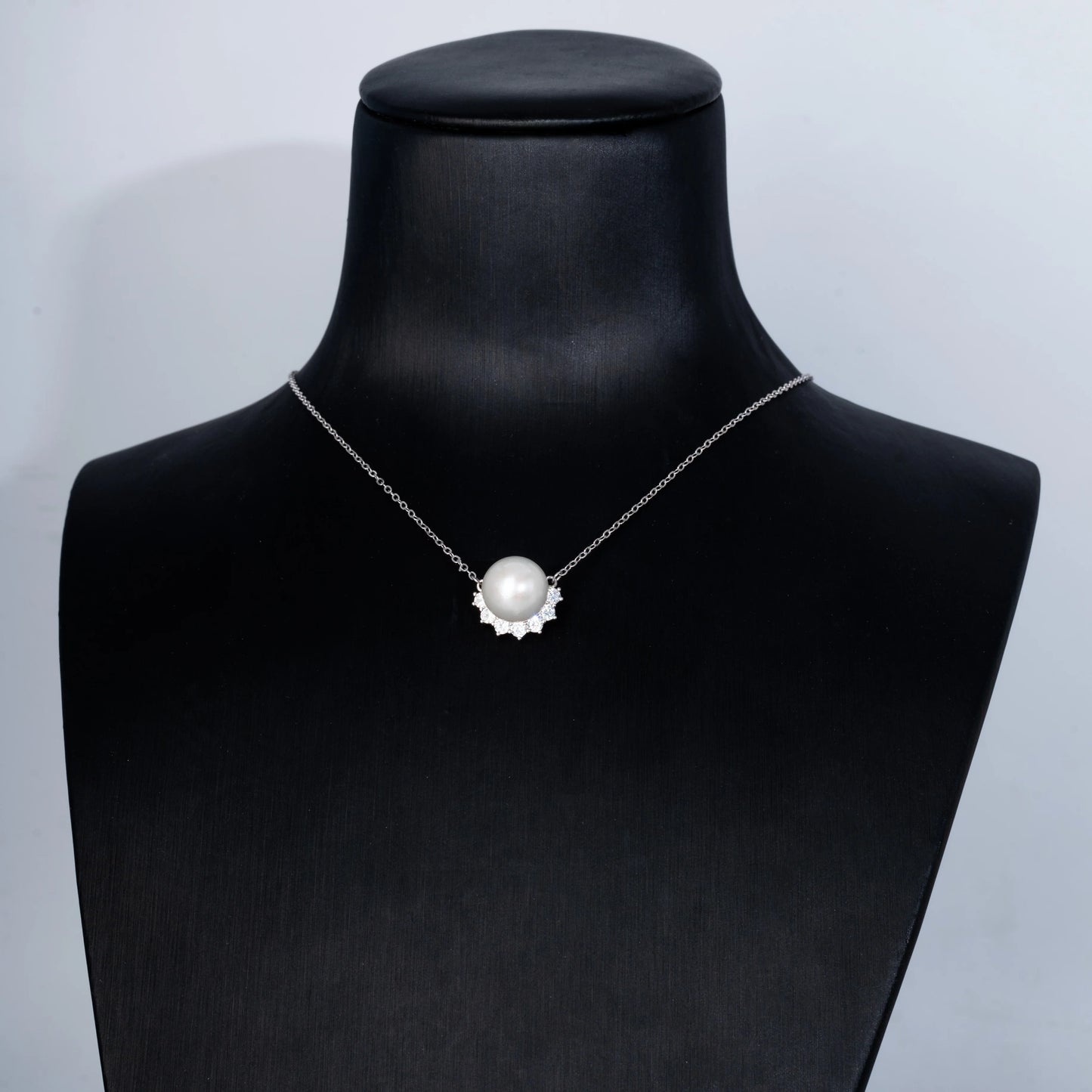 AAA Akoya Pearl Necklace Unique 925 Silver Jewelry Design Fashionable Natural Seawater Round Pearl Unique Jewelry