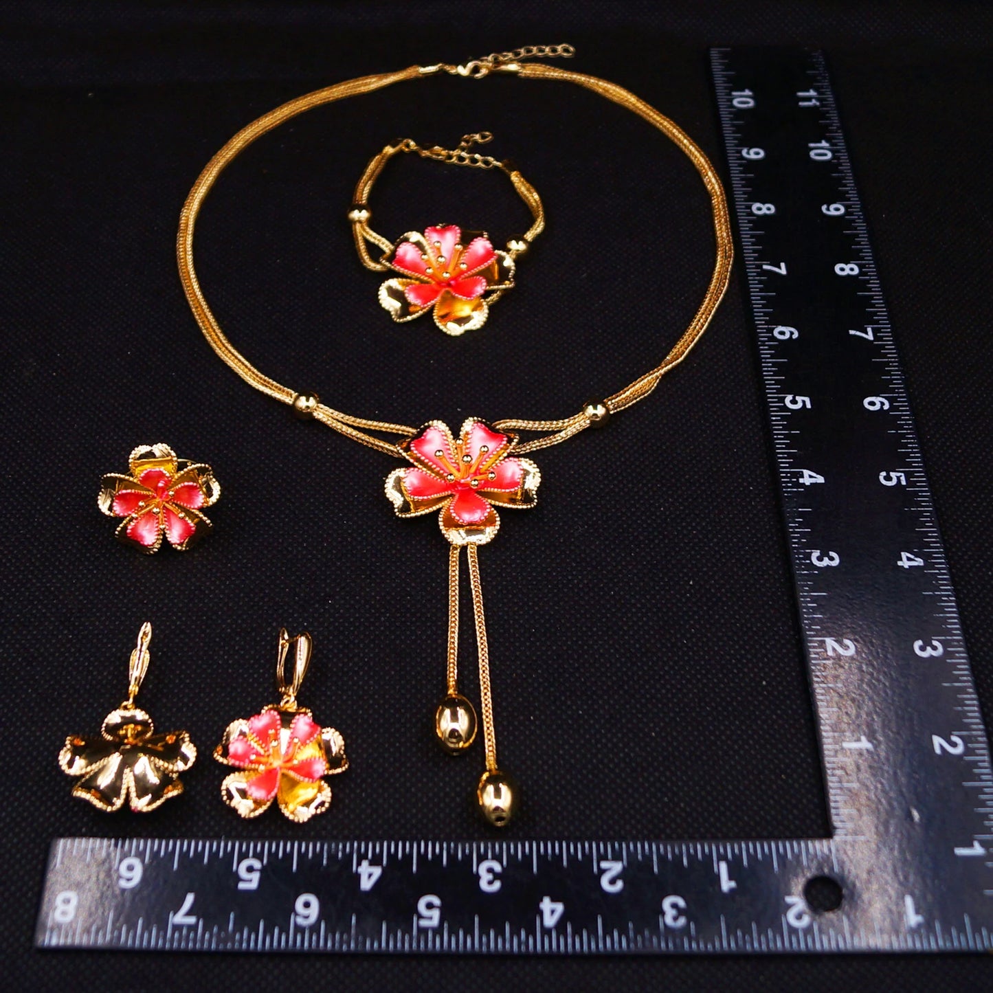 Zhuerrui Nigerian 18k Gold Plated Jewelry Set Brazil Gold Designer Wedding Jewellery Set Fashion   HM2500219