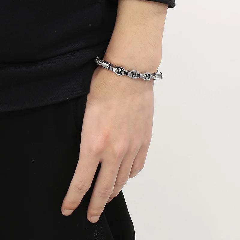NEWLiFE REBEL Promenade Turn Jewellery Set in Stainless Steel