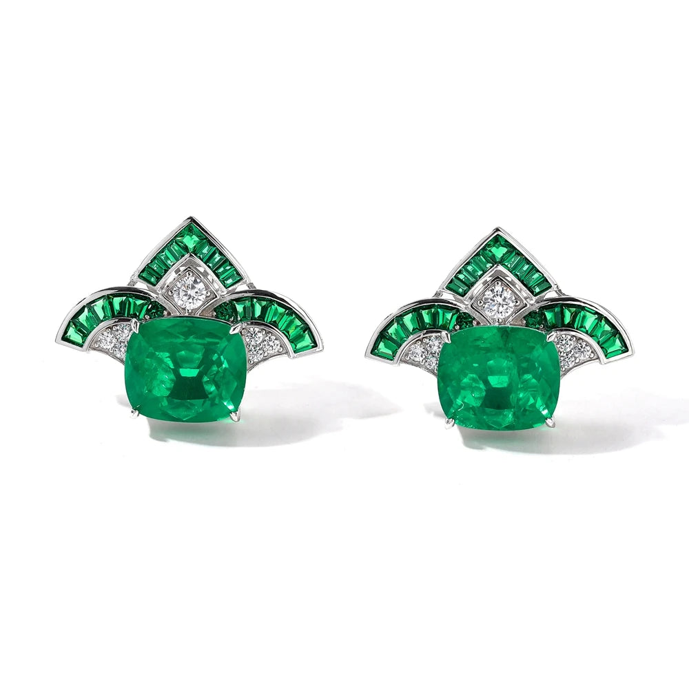 MUSHAN Jewelry Factory S925 Sterling Silver Stud Earrings Are Light Luxury and High End Elegant Accessory