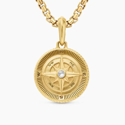 FASHIONISTA DY High-Quality Silver-Plated Round Diamond Necklace. Gold-Plated Diamond Necklace. Jewelry .