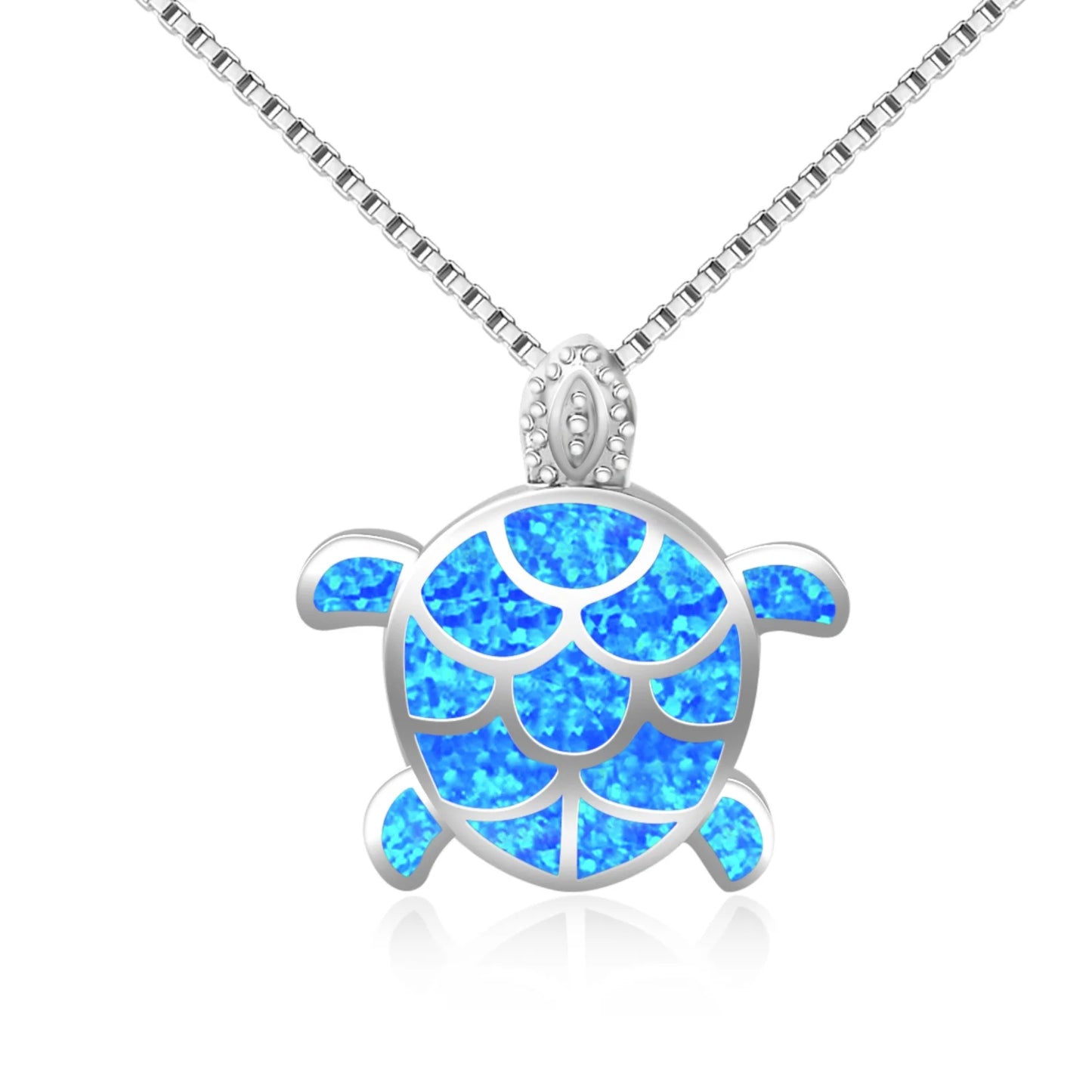 Elegant Sea Turtle Opal Necklace | Nature-Inspired Jewelry - Perfect Women's Gift Bulk Wholesale