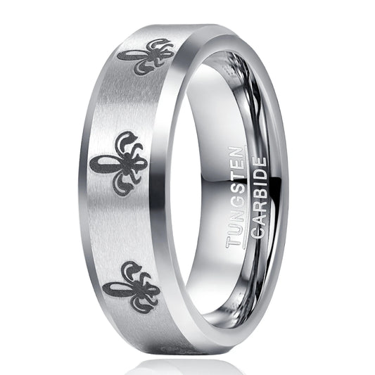 NEWLiFE REBEL Focus Frame 8mm Cross Ring in Tungsten