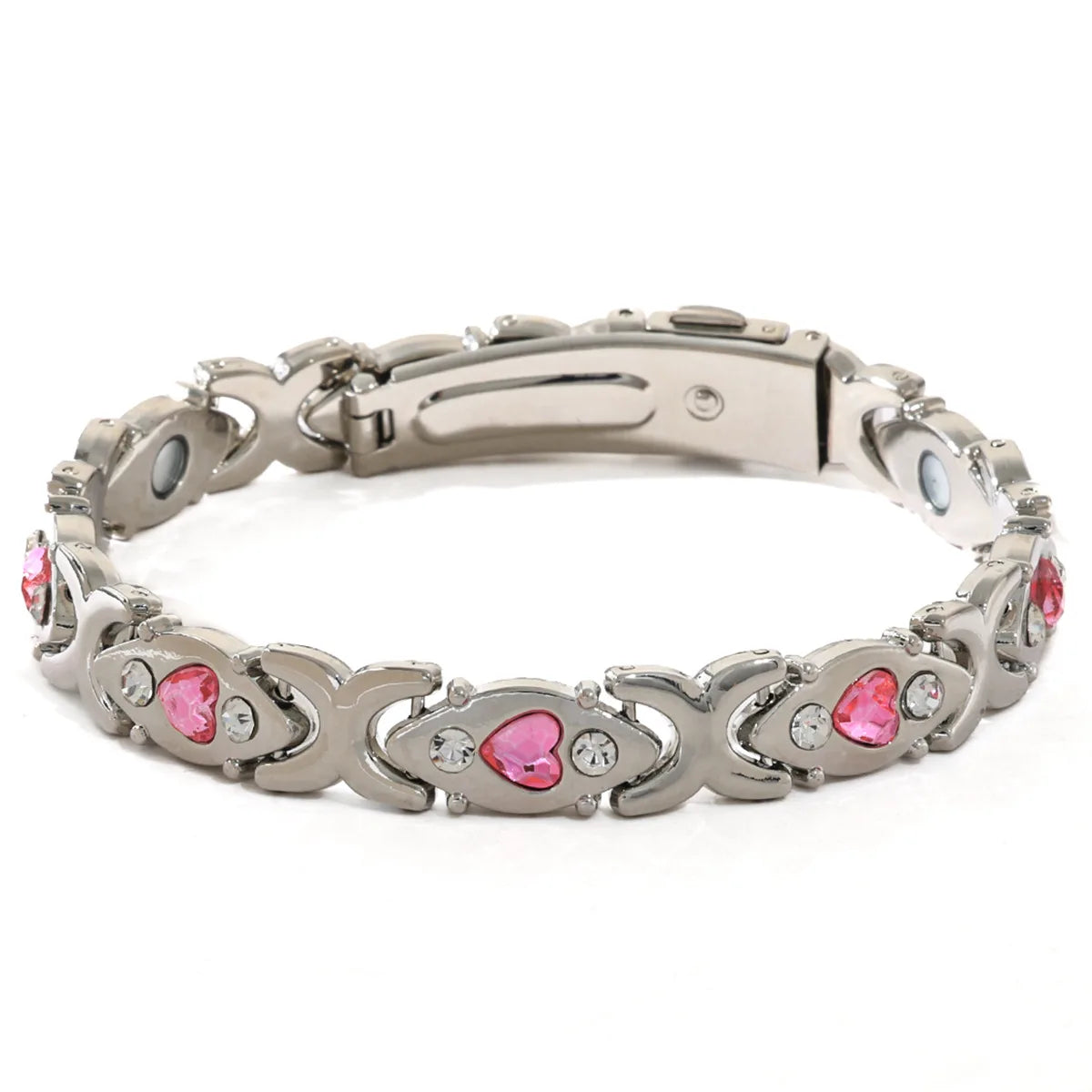 European and American fashion detachable energy magnet bracelet with diamond-encrusted and adjustable ladies bracelet