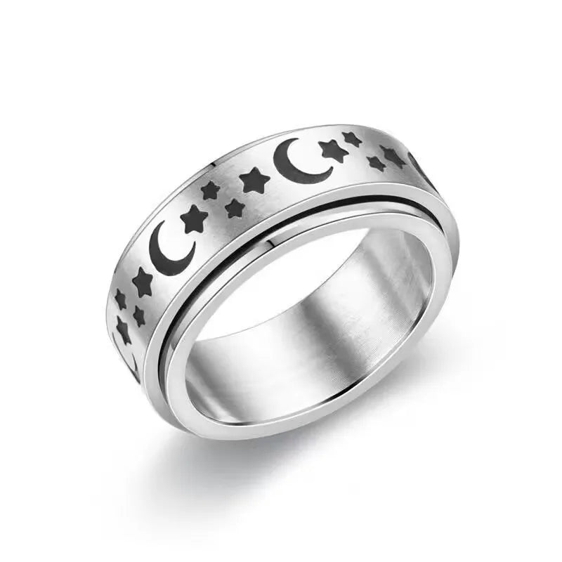 Modern Three-color Titanium Plated Tungsten Couple Wedding Ring for Men and Women-Engagement & Anniversary Gift