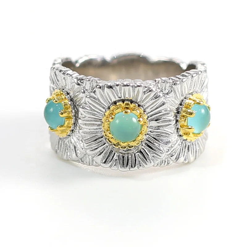 MUSHAN Jewelry Factory Woman Girl 925 Sterling Silver Ring Daisy Flower Design Yellow Agate Red Onyx Carnelian Jewelry Rings