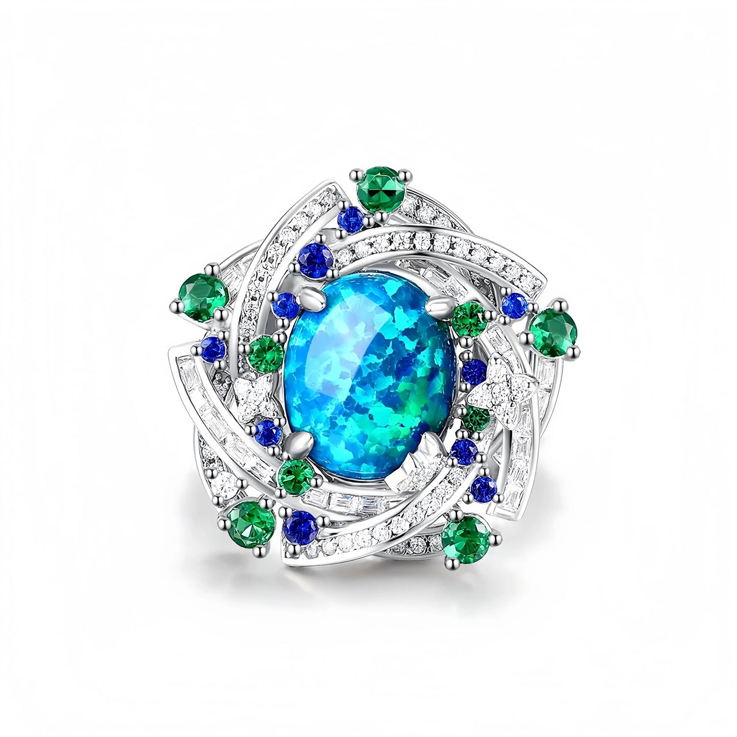MUSHAN Jewelry Factory S925 Sterling Silver Rings High Carbon Diamond Fine Jewelry Ring for Women Engagement and Anniversary
