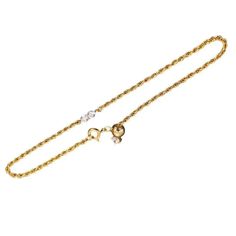 MuShan Jewelry Factory Double Diamond Flowing Light Twist Bracelet a Versatile Silver Gold-plated Jewelry for Women