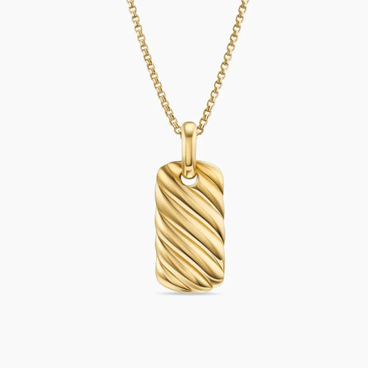 FASHIONISTA DY High-Quality Silver-Plated Shield Necklace with Diamonds, Gold-Plated Shield Necklace. Jewelry .