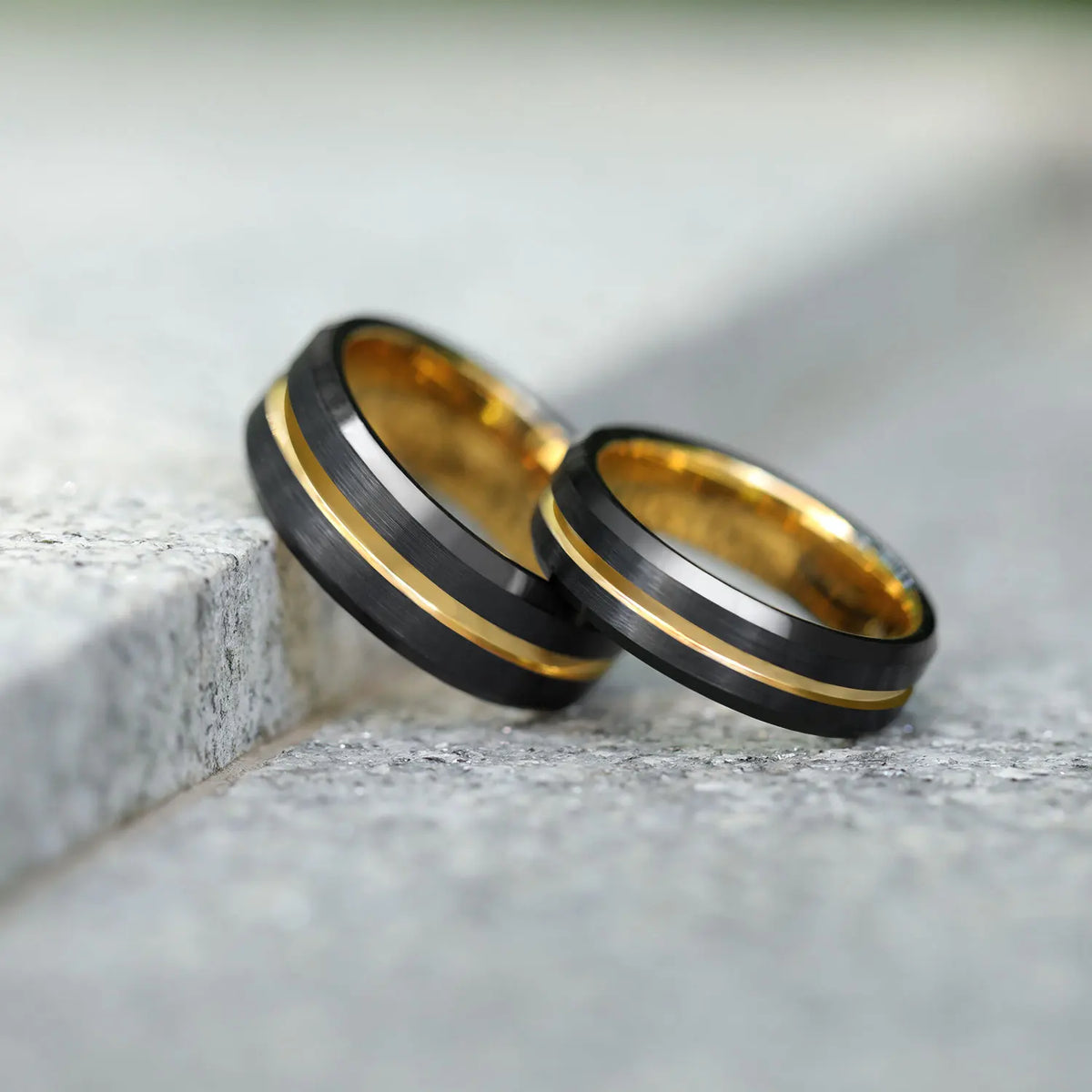 NEWLiFE REBEL District Wave 6mm Tungsten Ring