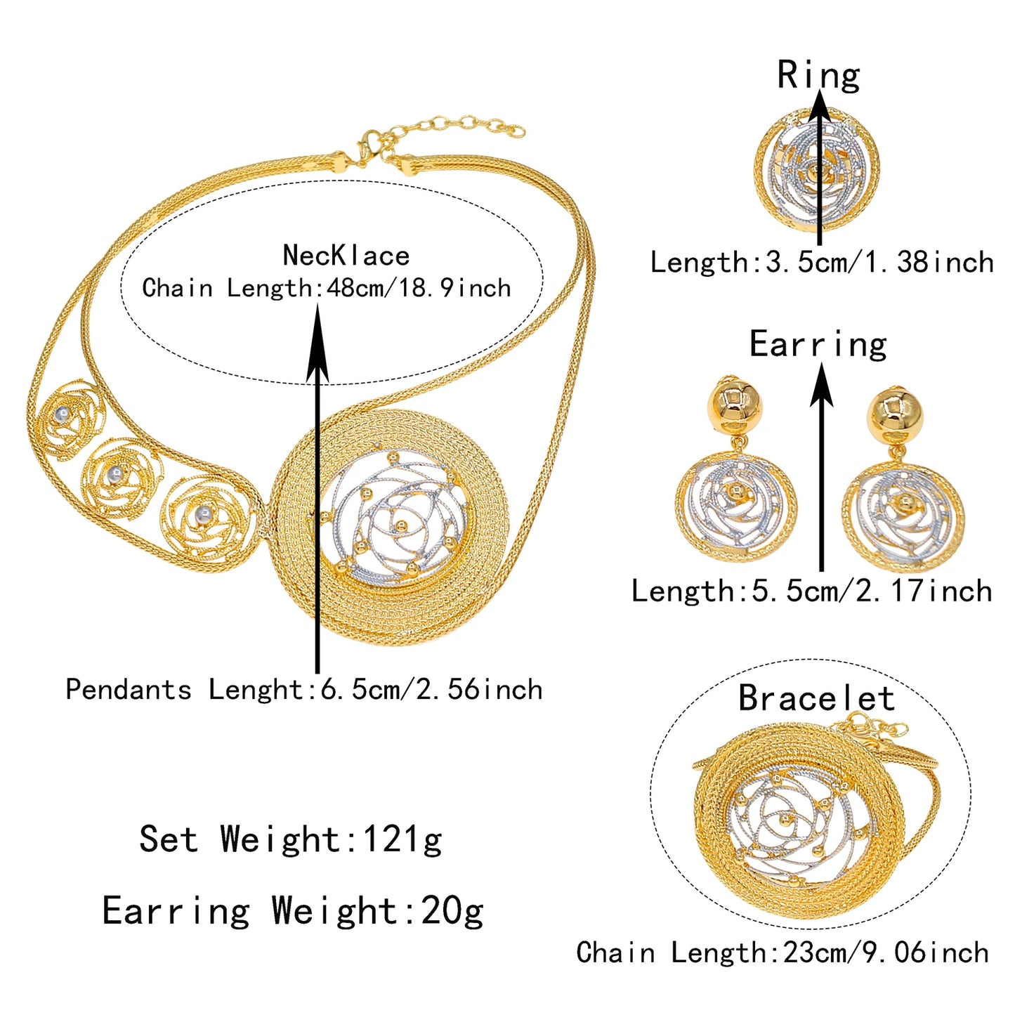 Zhuerrui Italiano Gold Designs Women Jewellery Set Party Fine Costume Jewelry Set Luxury Big Necklace Jewellery Sets X0003230