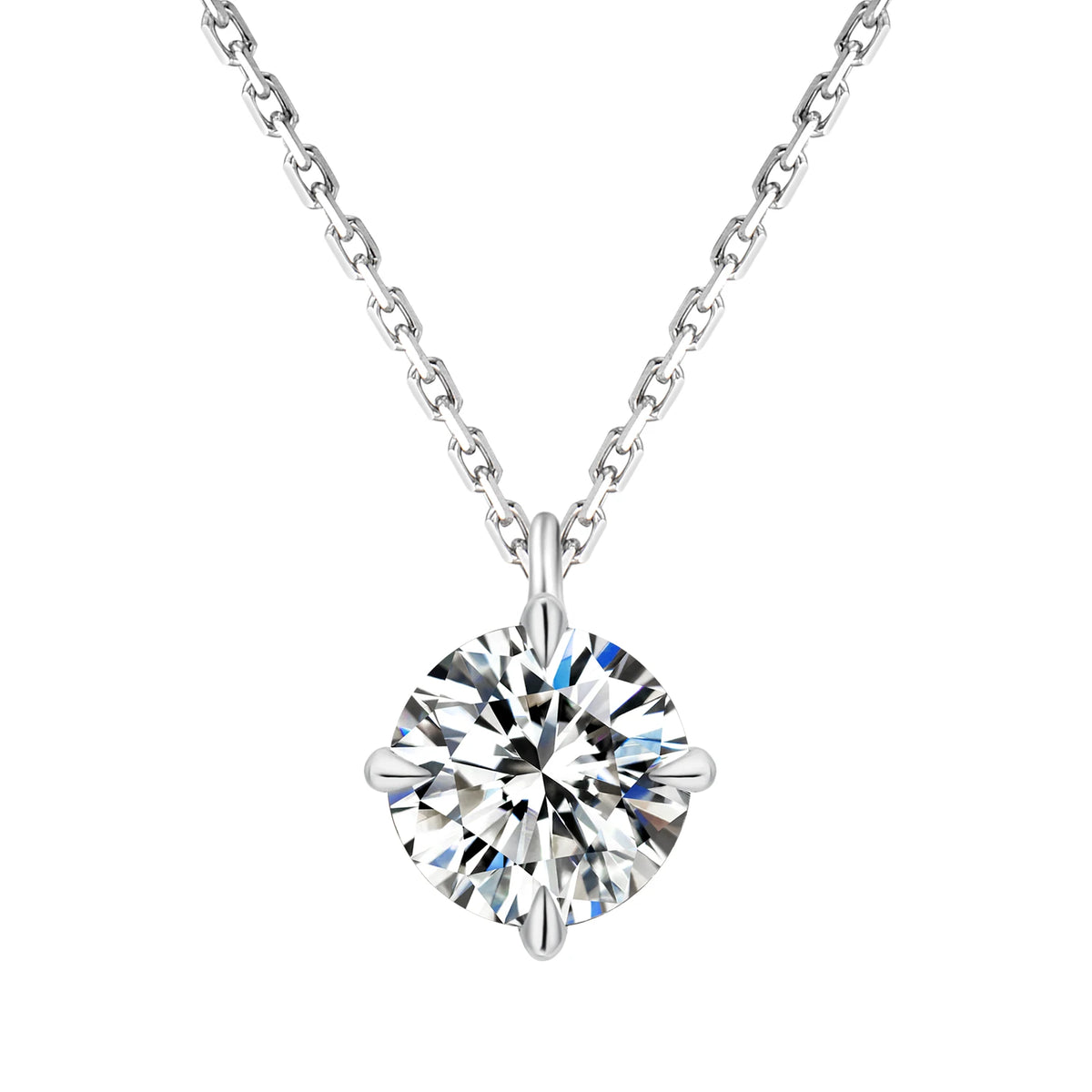 REDheart D Color Moissanite Jewelry Set Gold Plated Stud Earring 925 Sterling Silver Moissanite Pendant Necklace Jewelry Set for Woman