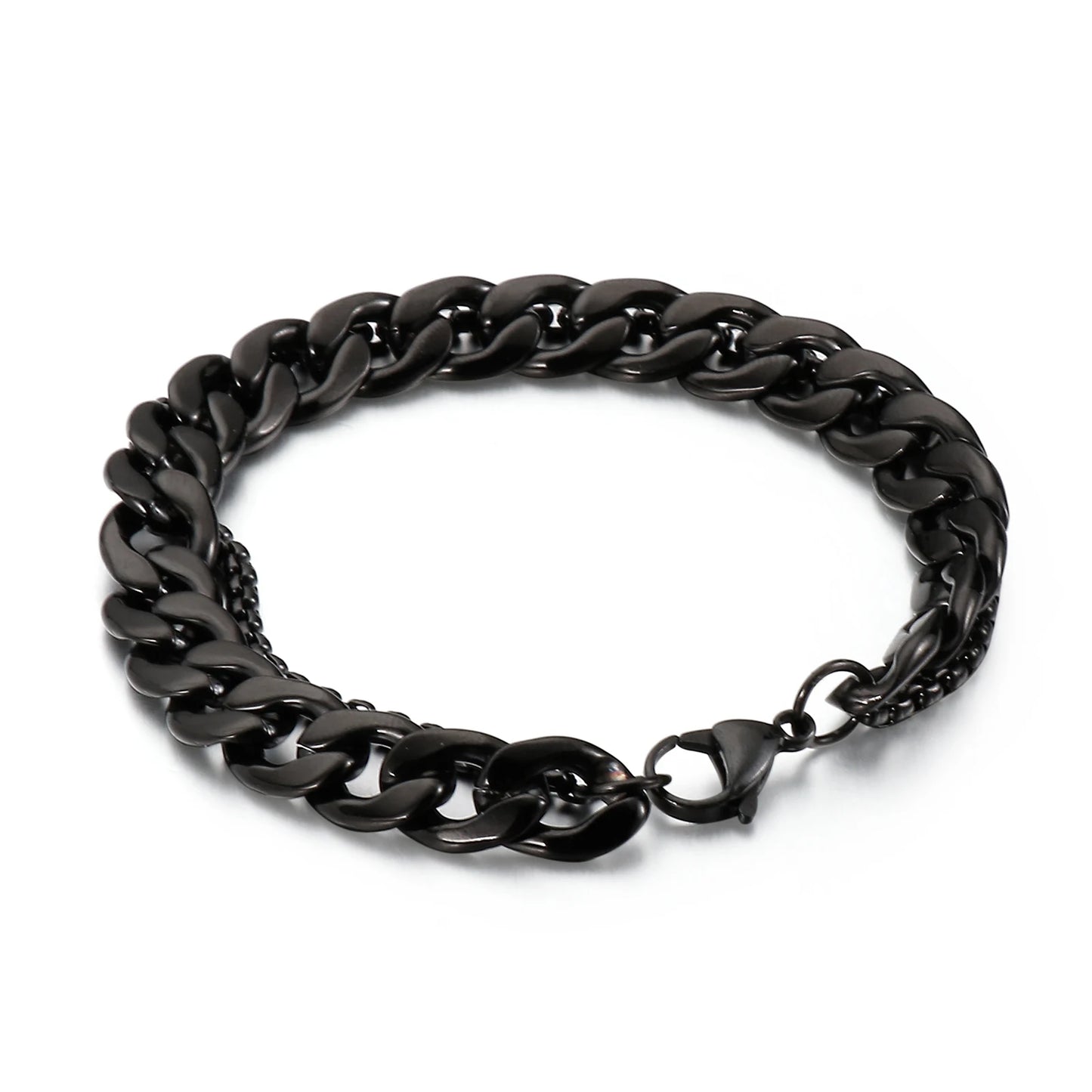 KALEN Simple Atmospheric Double Chain Bracelet Men