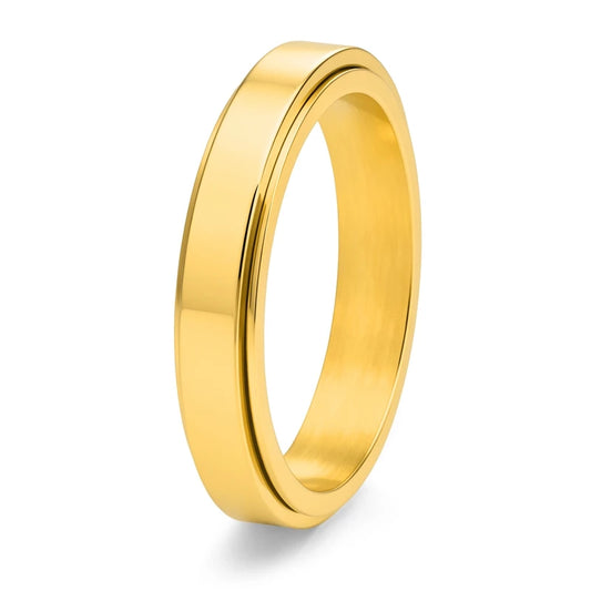 NEWLiFE REBEL 4mm Cross Ring in Stainless Steel