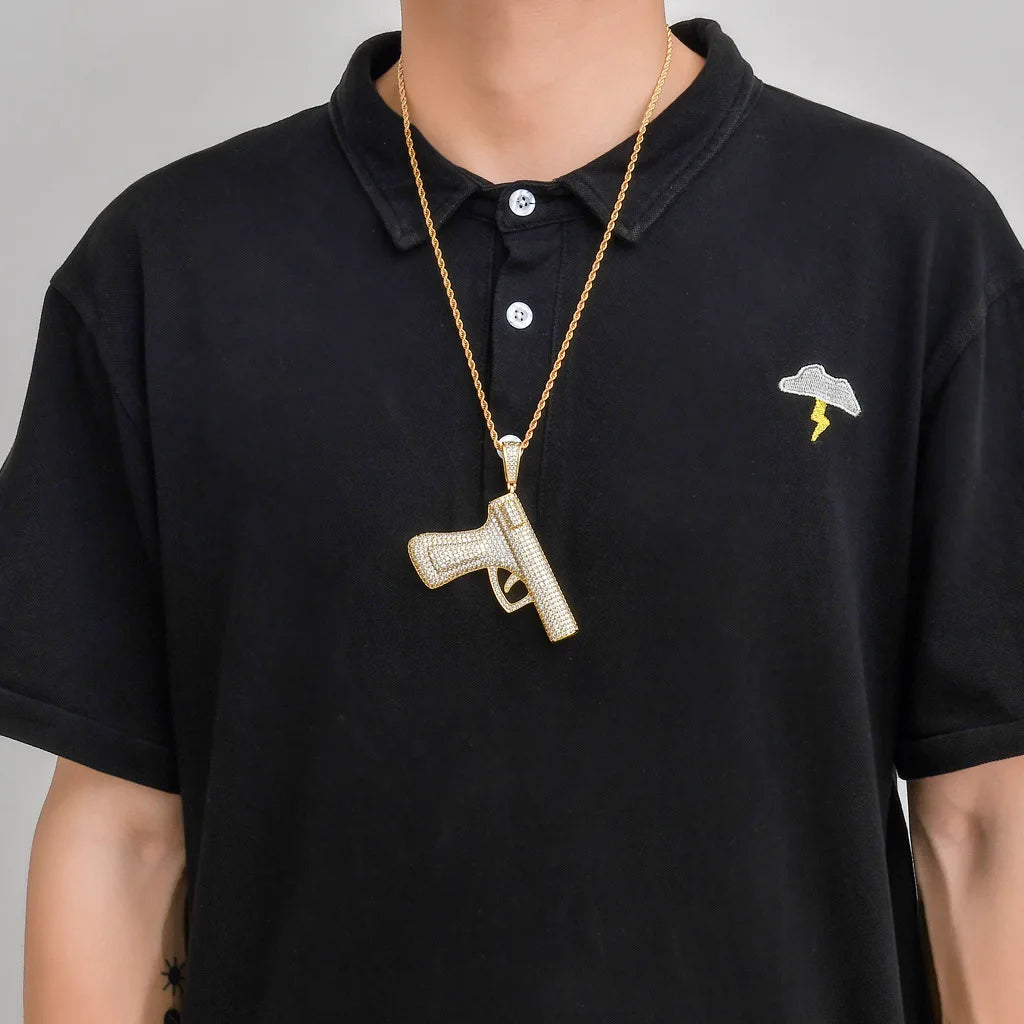 NEWLiFE BiG-BOSS Iced Out Moissanite Necklace in Brass for Men | Designer Hip-Hop Jewellery