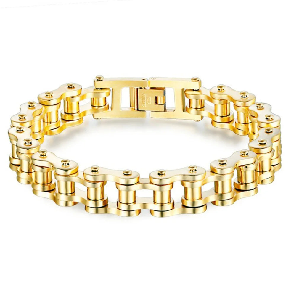 REBEL Fashion Chain Bracelet Bicycle Bracelet Motorcycle Bracelet Male