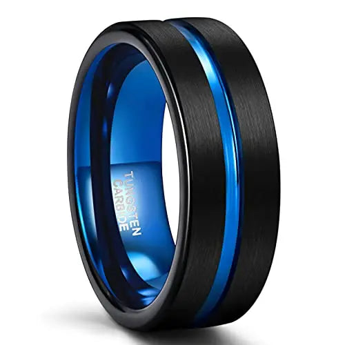 NEWLiFE REBEL Outline Echo 4mm/6mm/8mm Ring in Tungsten