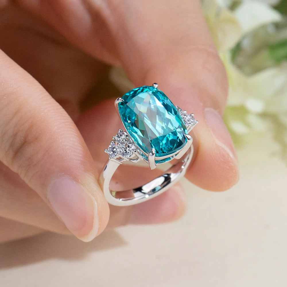 Messi Jewelry MSR-2149 Fashionable Design 10k Gold Oval Shape Lab Grown Gemstone Ring