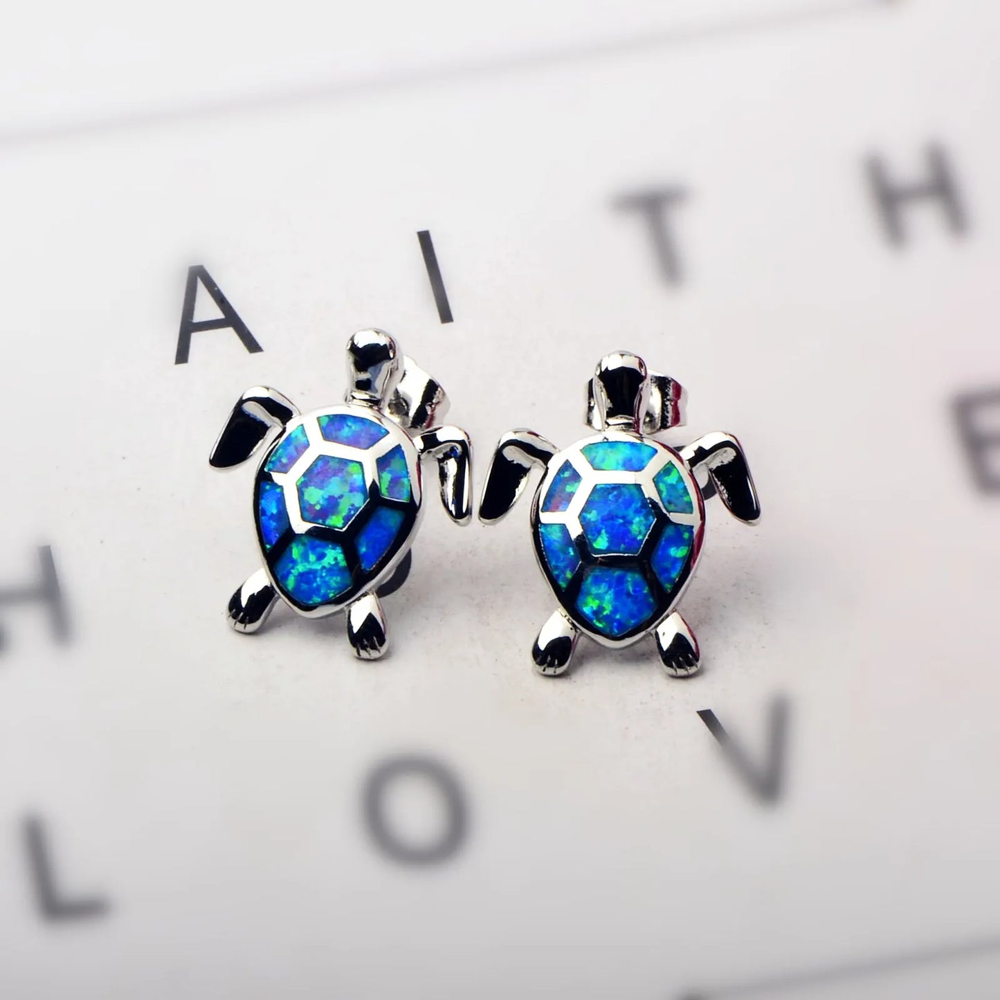 Aobao Women's Southwestern Style Jewelry - Bohemian Animal Turtle Earrings