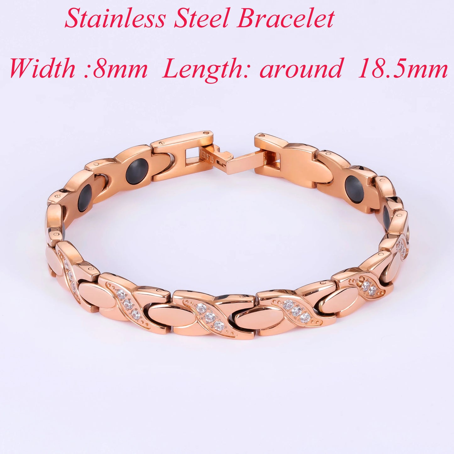 Luxury Hypoallergenic Black Ceramic Natural Blue Opal Bracelets for Men and Women Charm Bangles Tungsten Carbide Jewelry