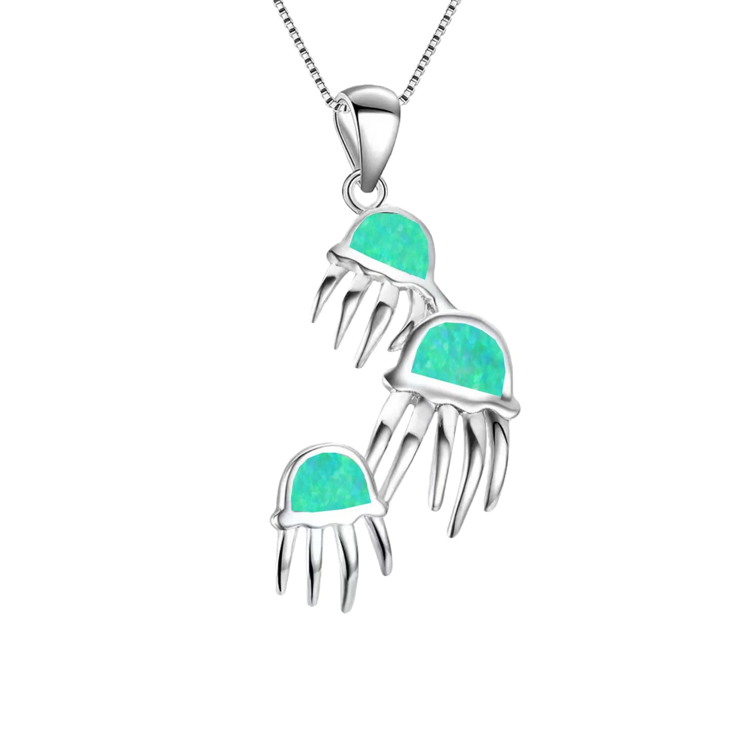 Chic Double The Octopus Motif Necklace Aobao Geometric Pendant Fashion Jewelry