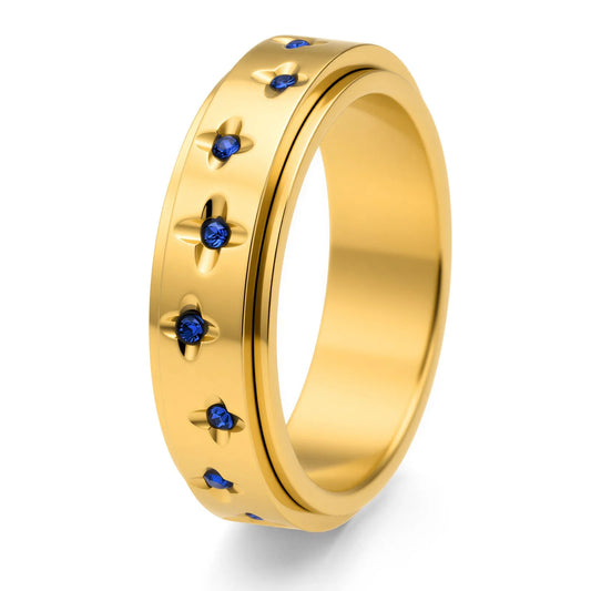 NEWLiFE REBEL Modern Drift Stainless Steel Ring