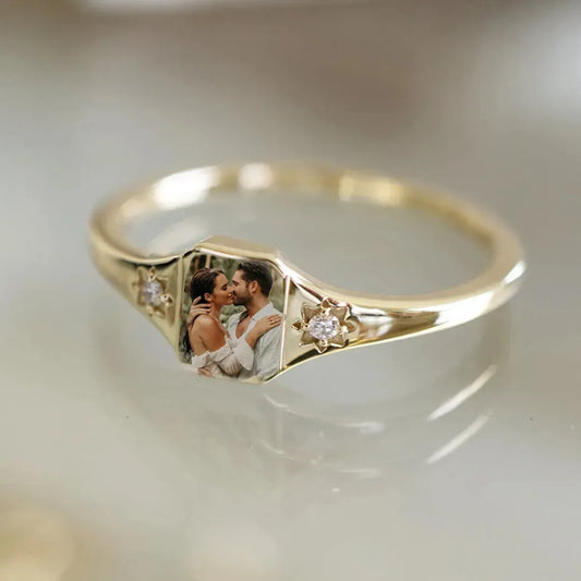 S&S Shell Birthstone Ring | Copper | Silver, Gold & Rose Gold | Sizes 5–11