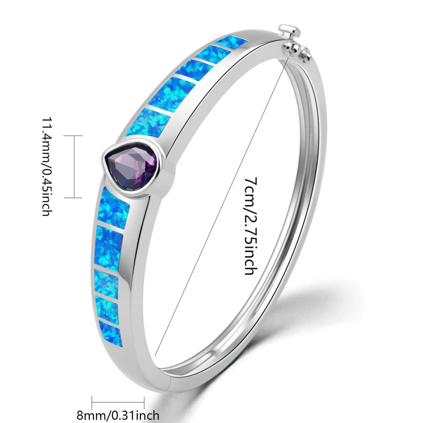 Modern Brass Minimalist Ocean Opal Ring-Hawaiian Design Bulk Jewelry Supplier
