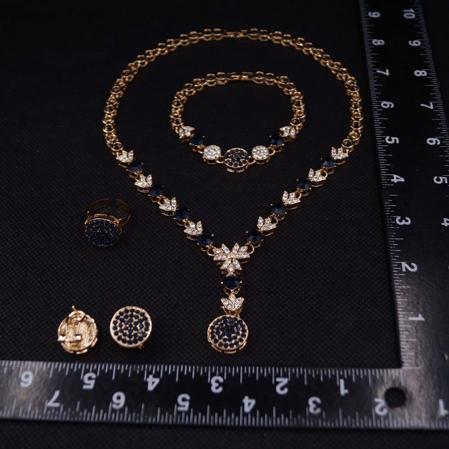 Zhuerrui Beautiful Pantend Gold Jewelry Sets Multi Color Beads Necklace Jewelry Set High Quality Woman Accessories HC23201