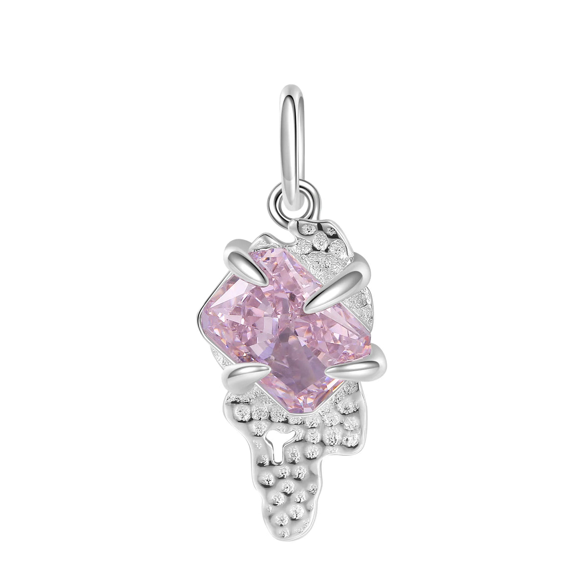 S&S 925 Silver Geometric Pendant Necklace | Diamond & Crystal Collection