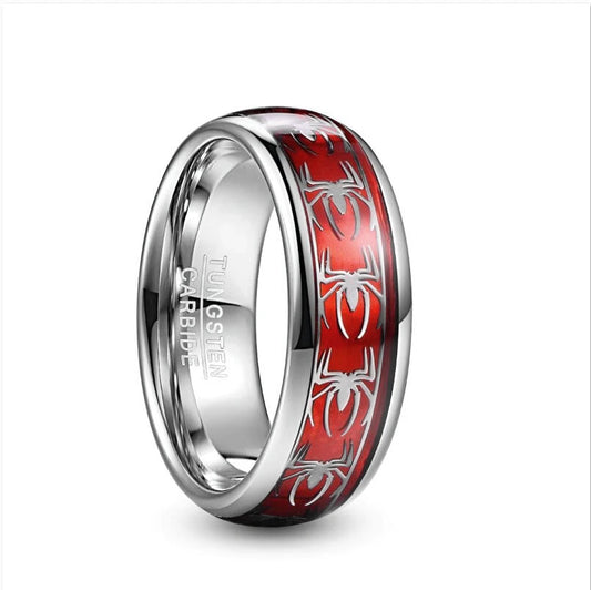 NEWLiFE REBEL Gesture Frame 8mm Ring in Tungsten