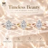 Gemfiori Messi Jewelry 10k 14k 18K White Gold Classic Designs Claw Setting Women 1CT 2CT 3CT Round Oval Pear IGI Lab Grown Diamond Ring