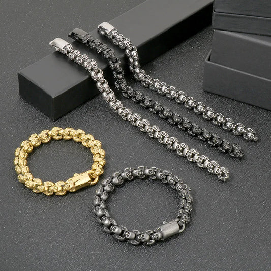 NEWLiFE REBEL Cadence Mark Bracelet in Stainless Steel