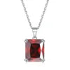 Gioiellieri Fine Jewelry: 925 Sterling Silver Custom Zircon and Colored Gemstone Necklace with the Twelve Birthstones Women Rhodium Plated