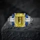 MuShan Jewelry Factory S925 Silver 4 Carat Artificial Gemstone Rectangular 8*10 Ring High Carbon Diamond Light Luxury Ring
