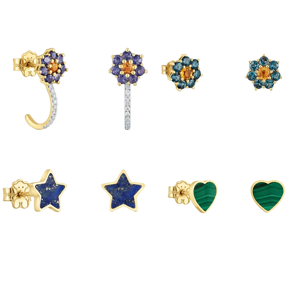 S&S Vintage Bear Drop Earrings with Imitation Pearl & Zircon — S&S Collection