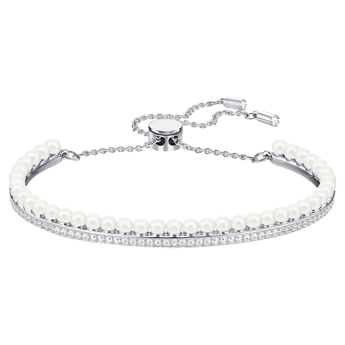 S&S Elegant High-grade Copper Bangle Zircon Smooth Polished Surface Women's Vintage Style Perfect Choice for Banquets Anniversary