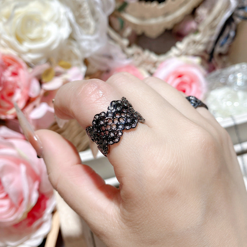 S&S Black Gold Plated Dark Style Jewellery | Rings, Bracelets & Pendants
