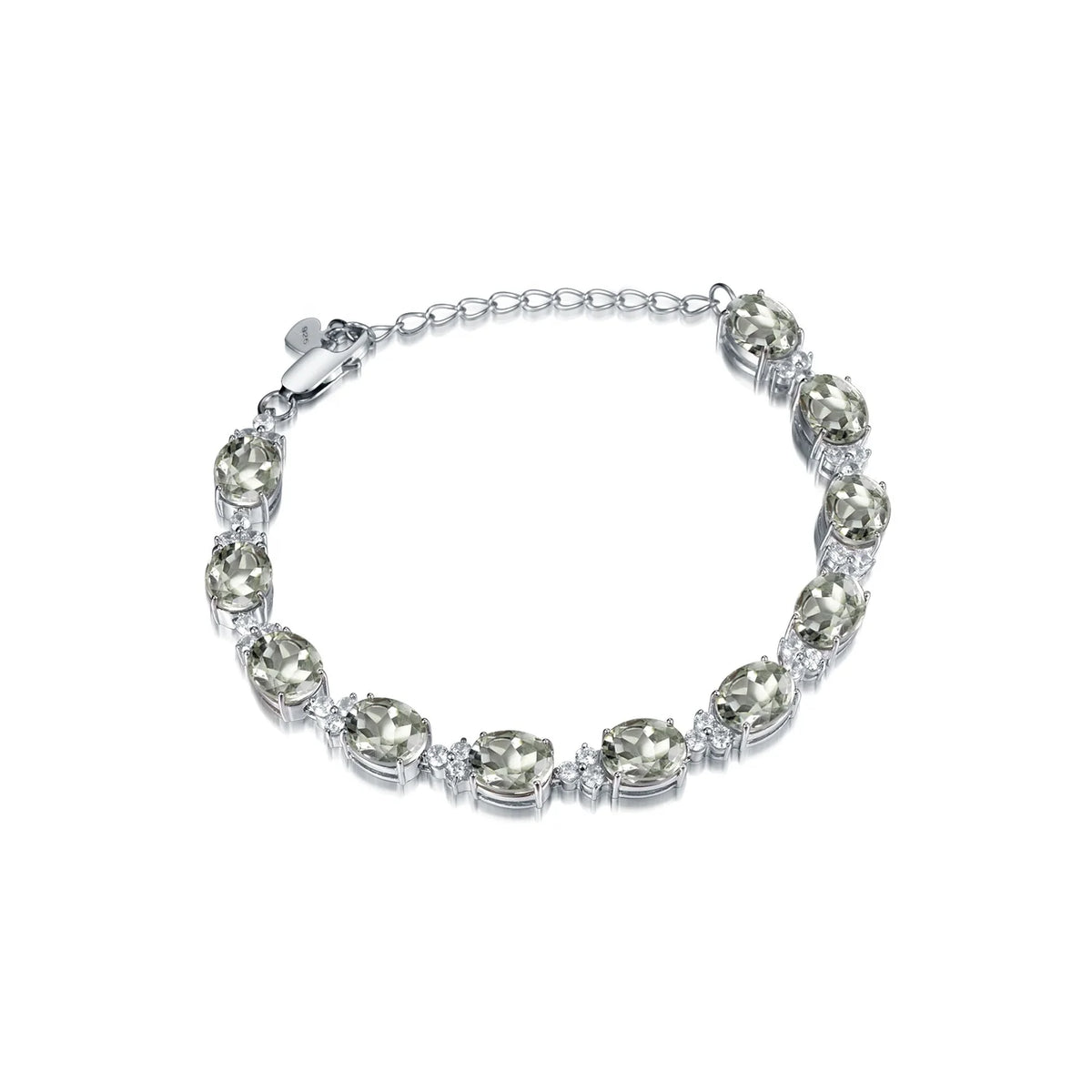 ArtistA Abiding Delicate Factory Great Price Green Amethyst Prasiolite Gemstone 925 Sterling Silver Fine Jewelry Sets for Women